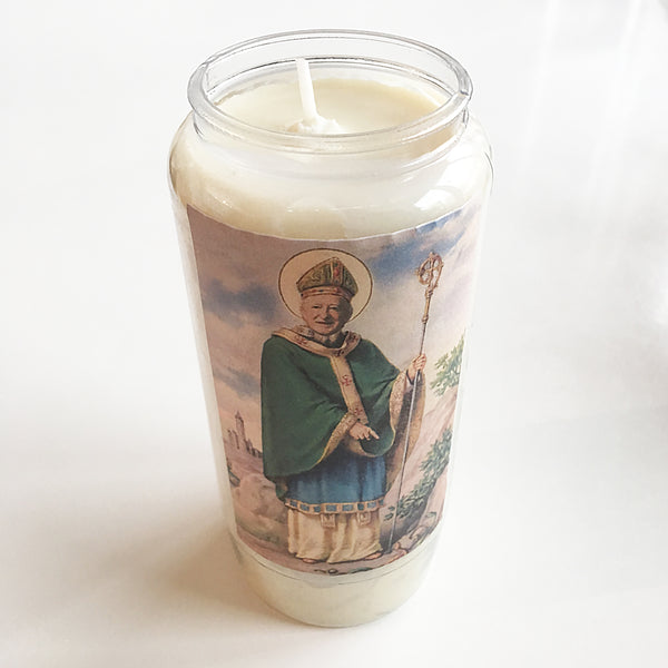 St Michael D of the Áras New Irish Icons candle