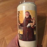 St Brendan and St Domhnall New Irish Icons candle