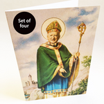 St Micheal D of the Áras — set of four cards — A6 greeting card