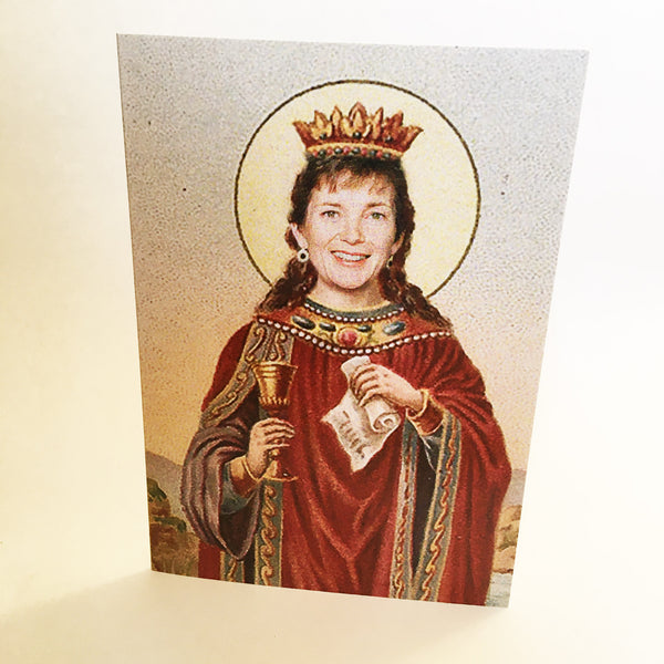 St Mary of Mná na hÉireann — A6 greeting card