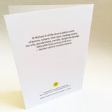 St Micheal D of the Áras — set of four cards — A6 greeting card
