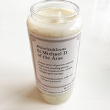 St Michael D of the Áras New Irish Icons candle