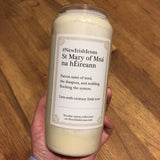 St Mary of Mná na hÉireann New Irish Icons candle