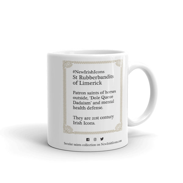 St Rubberbandits of Limerick New Irish Icons Mug